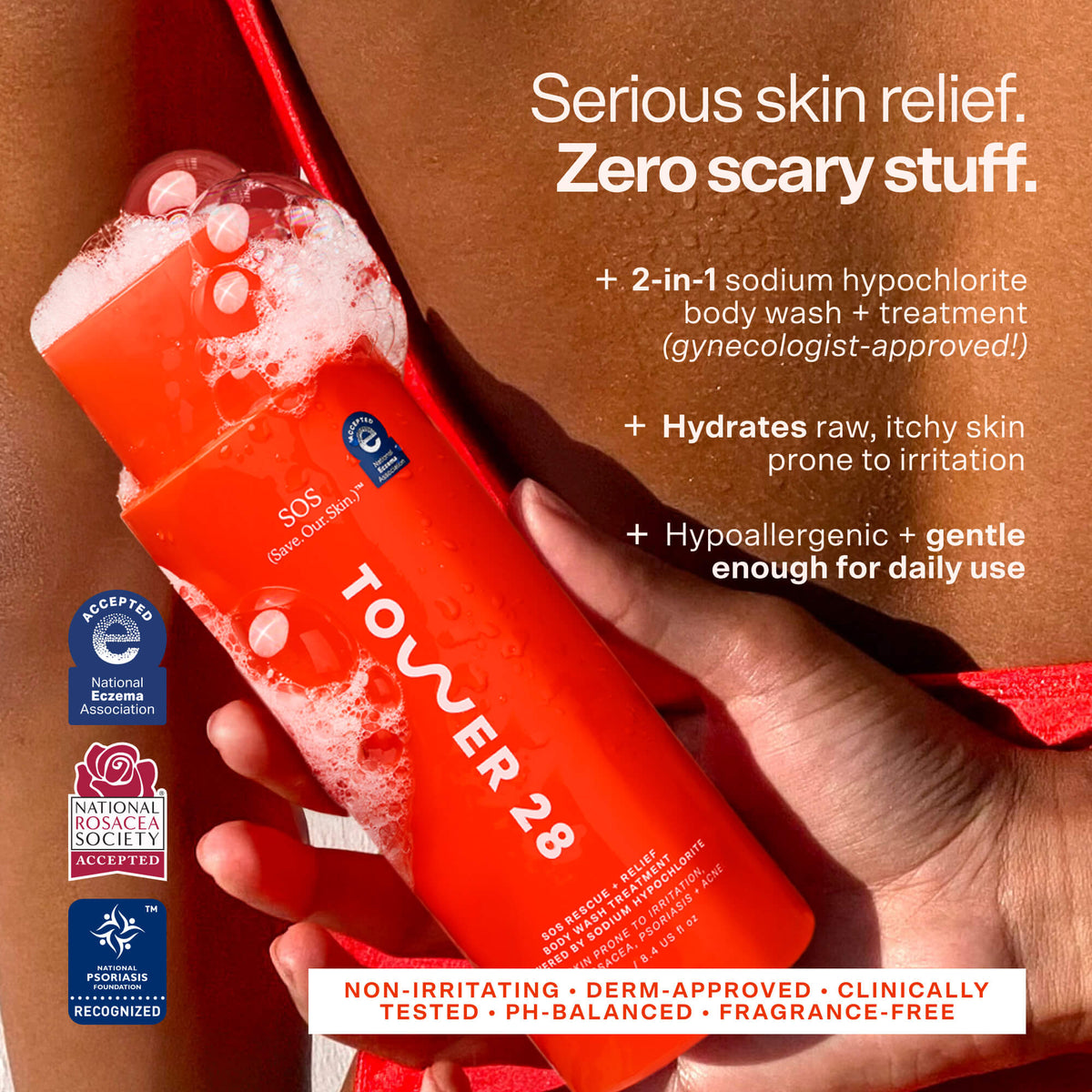 SOS Rescue + Relief Body Wash Treatment W8